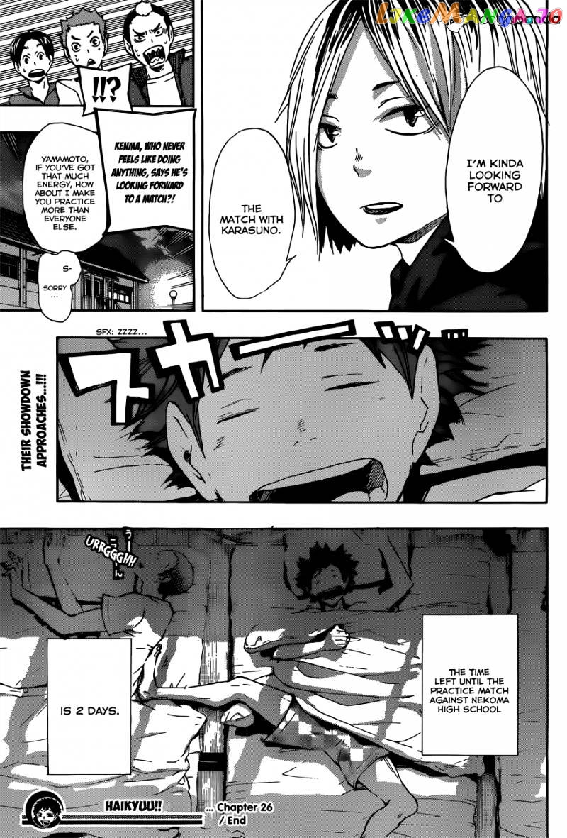 Haikyuu!!, Chapter 26 image 20
